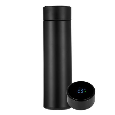 comprare Proof di perdita 350/500ML Bottiglia d'acqua intelligente in acciaio inossidabile con display di temperatura a LED Bottiglia d'acqua a vuoto in acciaio inossidabile per sport all'aperto facile da pulire online manufacture
