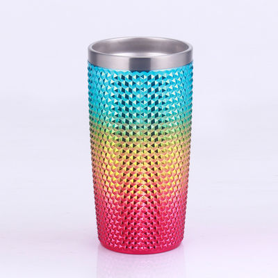 comprare Bling Diamante Chiusure a vite Glitter personalizzato Bottiglia d'acqua di plastica 20 oz Bottiglia d'acqua riutilizzabile Logo personalizzato Grande Tumbler a punteggi Scegli online manufacture