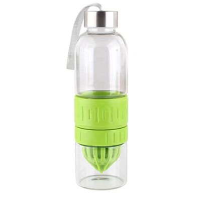 comprare Facile da trasportare all' esterno 700ml bottiglia di acqua per infusione di vetro Bpa libero Tritano riutilizzabile bottiglia di acqua per infusione di frutta a prova di perdite Top e bocca larga online manufacture