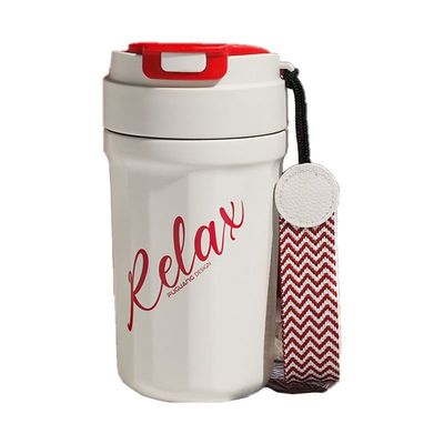 comprare 460ml Doppia parete a vuoto a prova di perdite Caffettiera Termos 16 oz in acciaio inossidabile isolante con coperchio flessibile Tempo di isolamento più lungo online manufacture