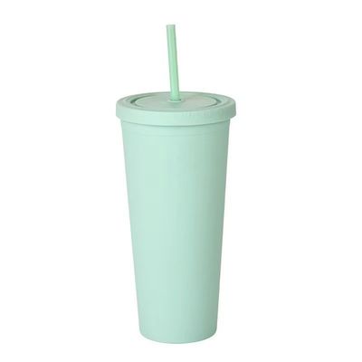comprare 22oz Matte Pastel Tumblers Colorato Double Wall Isolato Acrilico Tumblers Con Copri E cannucce Facile Da Pulire Perfetto Per Creazioni Personalizzate online manufacture