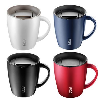 comprare Tazze di caffè in acciaio inossidabile termico a doppia parete 380ml Tazza di caffè isolante con maniglia Design elegante Buono isolamento termico online manufacture