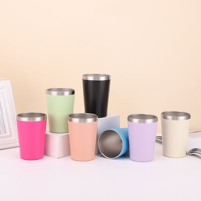 comprare 8oz/12oz personalizzato doppia parete Acciaio inossidabile tazza Acciaio inossidabile vuoto isolante Tumbler con tappo libero di plastica BPA facile da pulire online manufacture