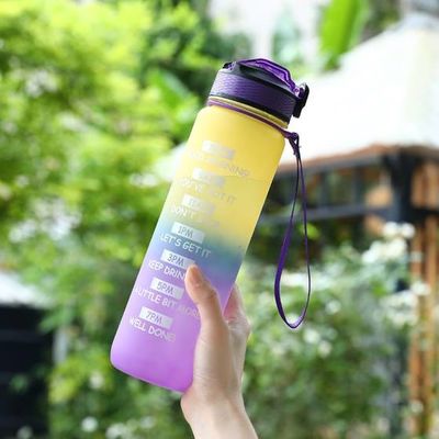 comprare Bottiglie d'acqua a prova di perdita di BPA gratuite personalizzate da 32 oz Bottiglie d'acqua di grande motivazione con marcatore di orario e paglia per fitness e appassionati di esterno online manufacture