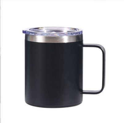 comprare 14oz Acciaio inossidabile Travel Tumbler Tazza di caffè isolato Custom Logo Tazza di vino Tazza di caffè aspiratore con manico online manufacture