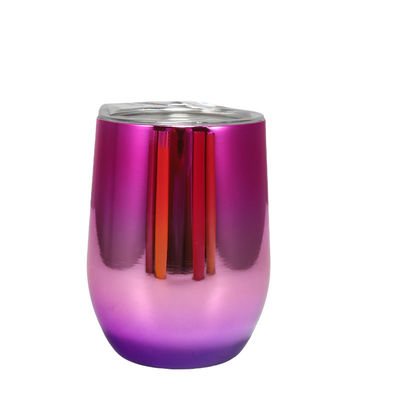 comprare 12 oz di barattolo di vino isolato con coperchio doppia parete vuoto in acciaio inossidabile vetro tazza da caffè barattolo isolato tazza per champagne cocktail birra online manufacture