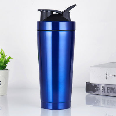 comprare Stainless Steel Shaker Bottle Noise-Free 24 Oz Isolato Metal Shaker Bottle Cup Per Mescole Proteiche E Pre Workout 100% Proof Leak online manufacture