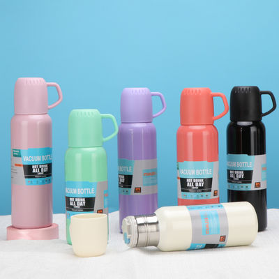 comprare Stainless Steel Vaccum Flask And Coffee Cup Set 500ml Isolamento da vuoto a prova di perdita online manufacture