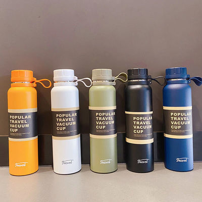 comprare Bottone aspirapolvere per bambini all'aperto Logo personalizzato esclusivo Grande capacità Bottiglia portatile in acciaio inossidabile Bottiglia di acqua sportiva online manufacture