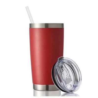 comprare Custom 20 oz doppia parete vuoto isolato Coppa auto in polvere rivestito vetro Coppa vuoto caldo Coppa di caffè in acciaio inossidabile con online manufacture