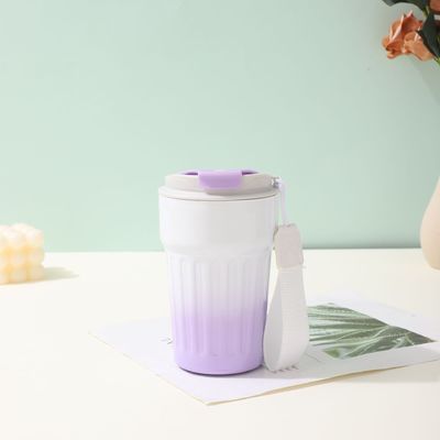 comprare 380 ml buon prezzo di moda gradiente doppia parete tazza da caffè aspirapolvere per viaggi online manufacture