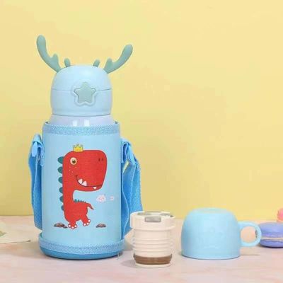 comprare Acciaio inossidabile 17 oz Unicorn Cups For Kids Carina bottiglia d'acqua isolata con cinghia di paglia Flaschetta a prova di perdite per ragazzi e ragazze online manufacture