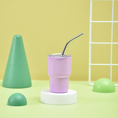 comprare Piccoli bicchieri con cannucce, mini barattolo con coperchio e cannucce, barattolo isolante Kawaii per espresso, caffè, liquori. online manufacture