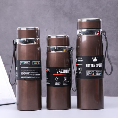 comprare Fornitura esclusiva transfrontaliera di 316 Acciaio inossidabile Thermos Mug Portable Sling Travel Kettle Grande capacità Sport Outdoor Acqua bottiglia Lotto online manufacture