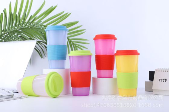 comprare Tazza unisex in plastica a doppio strato da 16 once per caffè, grande capacità, colore macaron, per bere direttamente online manufacture