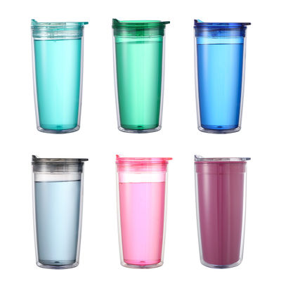 comprare Coppa Push Plate rinnovabile RPS Limonata fresca e leggera Coppa di tè di frutta a doppio strato 530ML Certificata GRS online manufacture