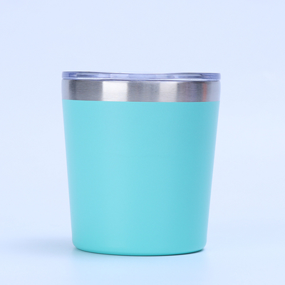 comprare 12 oz semplice moderno riutilizzabile doppio muro in acciaio inossidabile idraulico isolato viaggio tazza di caffè latte Tumbler con tappo flip fabbricazione online