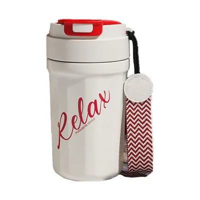 comprare 460ml Doppia parete a vuoto a prova di perdite Caffettiera Termos 16 oz in acciaio inossidabile isolante con coperchio flessibile Tempo di isolamento più lungo online manufacture