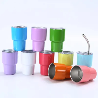 comprare Mini Shot 2oz Curve Tumbler - Doppia parete Isolato al vuoto - Fondo antiscivolo - Tumbler in acciaio inox online manufacture