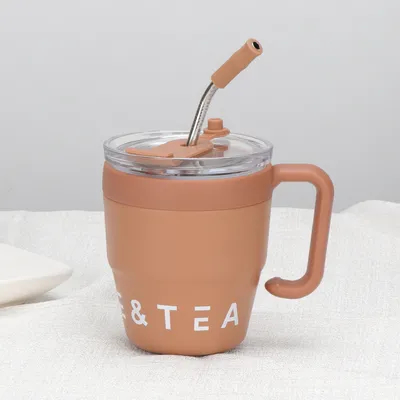 comprare Ufficio e casa Essential Acciaio inossidabile insulato tazza / Tumbler con coperchi e cannucce online manufacture
