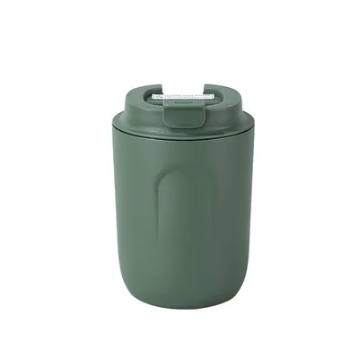 comprare Tazza da caffè in acciaio inossidabile Tazza da viaggio Tazza doppia parete Tazza aspirapolvere riutilizzabile Tazza per auto Termoforte con coperchio per mantenere caldo / caffè ghiacciato fabbricazione online