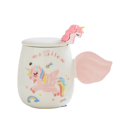 comprare Tazza ceramica Unicorn con base di riscaldamento USB 300ml online manufacture