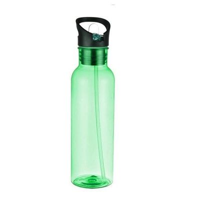 comprare 6.8*25.5cm Manico portatile 700ml Grandi capacità Custom Tritan Sports Bottle Gym Bottiglia d'acqua con pulsante di paglia Disegno di copertura antipolvere fabbricazione online