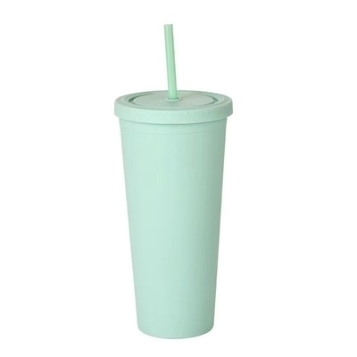 comprare 22oz Matte Pastel Tumblers Colorato Double Wall Isolato Acrilico Tumblers Con Copri E cannucce Facile Da Pulire Perfetto Per Creazioni Personalizzate online manufacture