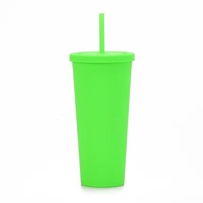 comprare Logo personalizzato multiuso Bpa gratuito 24 oz Tumblers di plastica a doppia parete acrilica matta Tazza 450/700ml Eco-friendly Lavatrice di piatti sicura Facile da pulire fabbricazione online