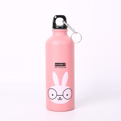 comprare Bottiglia d'acqua in alluminio - Bottiglia sportiva a bocca stretta con coperchio a vite a ciclo, isolata al vuoto e priva di BPA, bottiglia portatile per l'acqua all'aperto fabbricazione online