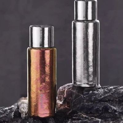 comprare Ultra Light Portatile 750ml Insulated Titanium Water Bottle Anti-Oxidation Double Wall Titanium Water Bottle Disponibile in Blu Argento E Rame fabbricazione online