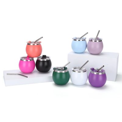comprare Tazza termica in acciaio inossidabile 304 Amazon transfrontaliera Mini tazza a guscio d'uovo brasiliana e argentina Tazza Mate portatile per esterni fabbricazione online