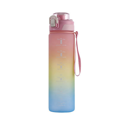 Customized Portatile Estate Grande Capacità Bottine d'acqua sportive personalizzate Bottiglie d'acqua di plastica 1000ml 32oz Attività sportive all'aperto Viaggi Ciclismo
