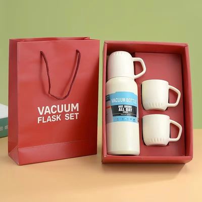 500 ml termoflesso a vuoto classico con 3 tazze resistente alla corrosione e all'ossidazione mantiene le bevande calde o fredde fino a 24 ore