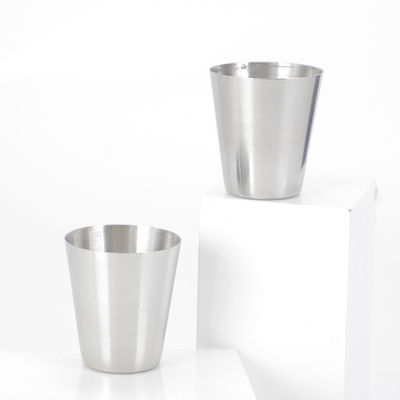 2Pc 304 Tazza in acciaio inossidabile 13.52oz 400ml Tazza d'acqua incrollabile Shatterproof Metal Drinking Tumbler Per Bar Ristorante Oro
