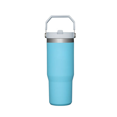 Mug portabile 30oz Car Mug 304 in acciaio inossidabile Thermos Mug Straw Portable 20oz Car
