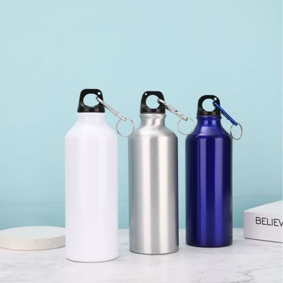Termoses Bottiglia d'acqua Termos inossidabile 17oz Tipo bottiglia Isolamento termico freddo Riutilizzabile Sport Bottiglie d'acqua Proof Leak Carabiner incluso Facile da portare Lavoro Sport all' aperto Escursioni