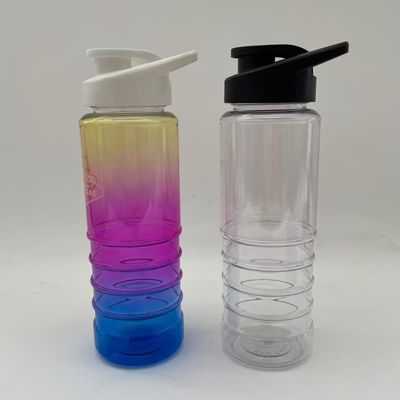 Bottiglia d'acqua Flip-Top RPET rinnovabile TRITAN Manico Disegno Tazza pubblicitaria a uno strato
