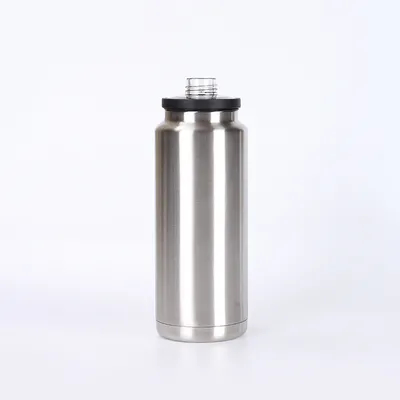 18 oz bottiglia vuoto isolante in acciaio inossidabile bottiglia d'acqua con tappo Chug ghiaccio rosa