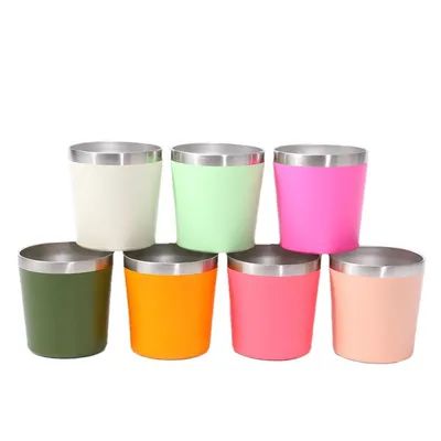 Tazza da caffè in acciaio inossidabile di grado alimentare da 12 oz Tazza da viaggio in acciaio inossidabile da 8 oz Tazza per lavastoviglie per auto Sicura senza BPA Certificazione BSCI/ISO9001