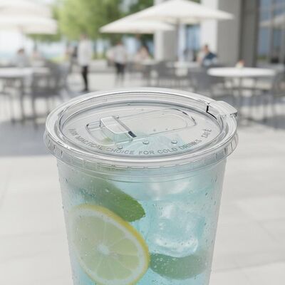 Capo di chiusura in plastica non a microonde Sicura scelta pratica per bevande fredde nei ristoranti, nelle caffetterie e nei locali di eventi